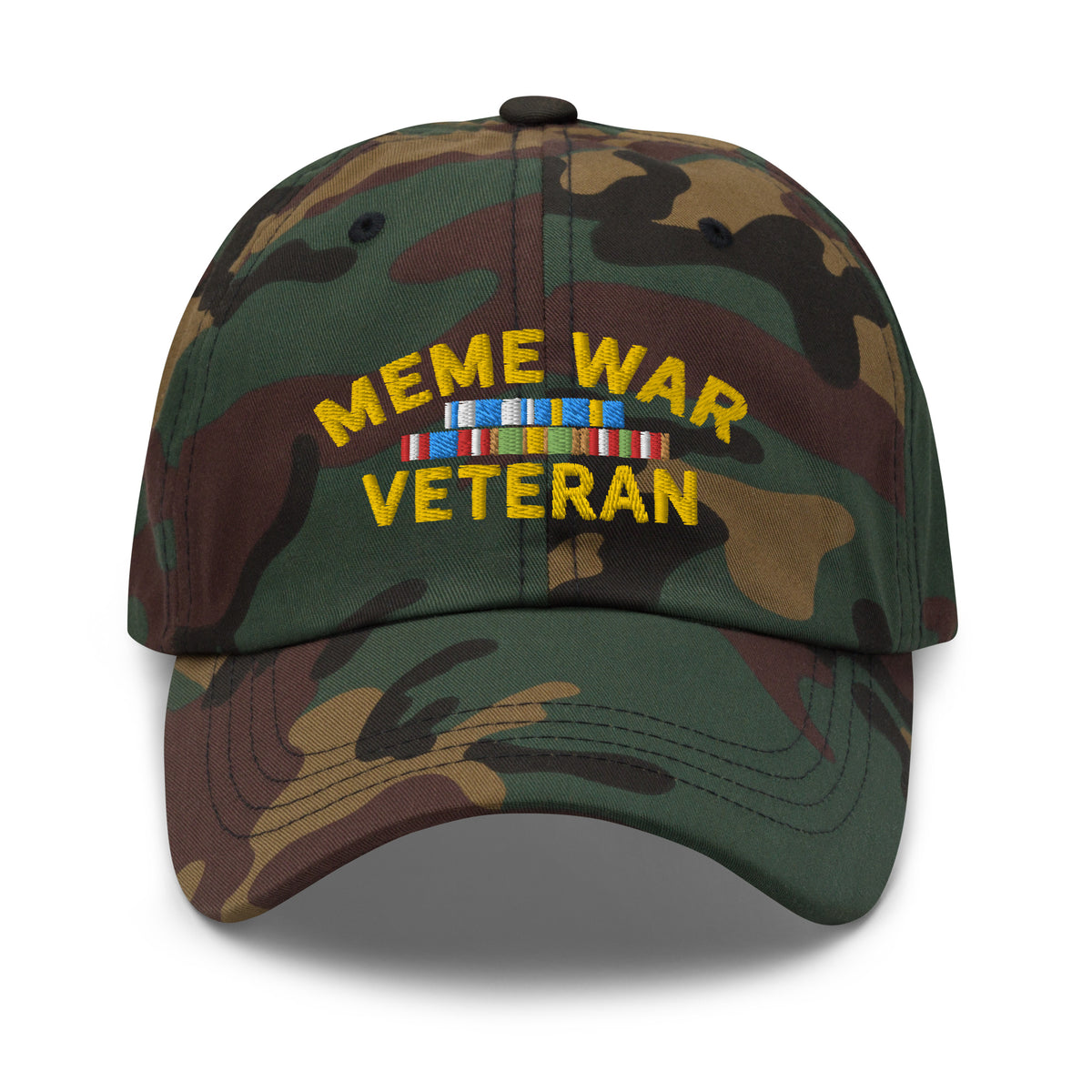 Meme War Veteran Chino Cotton Twill Dad hat