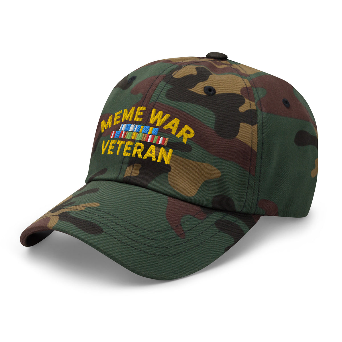 Meme War Veteran Chino Cotton Twill Dad hat