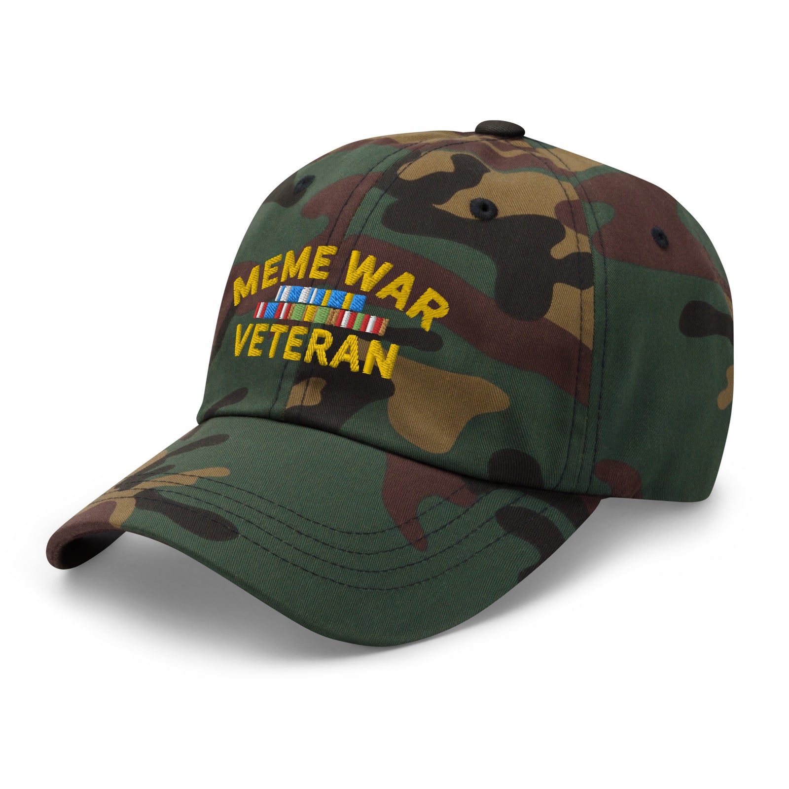 Meme War Veteran Chino Cotton Twill Dad hat
