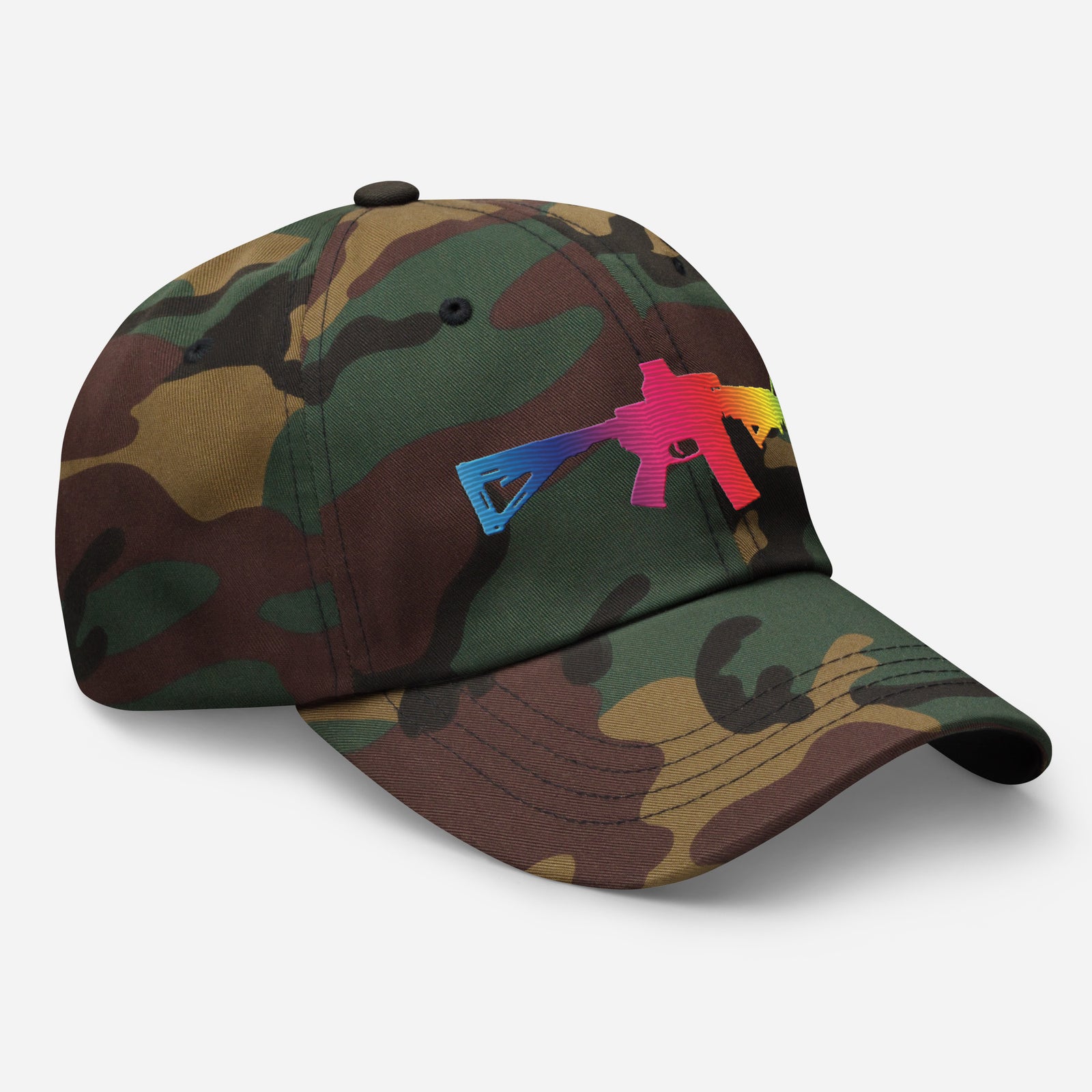 Rainbow Carbine Embroidered Dad hat