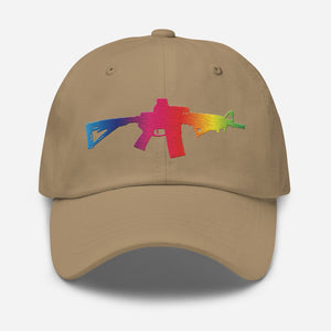 Rainbow Carbine Embroidered Dad hat