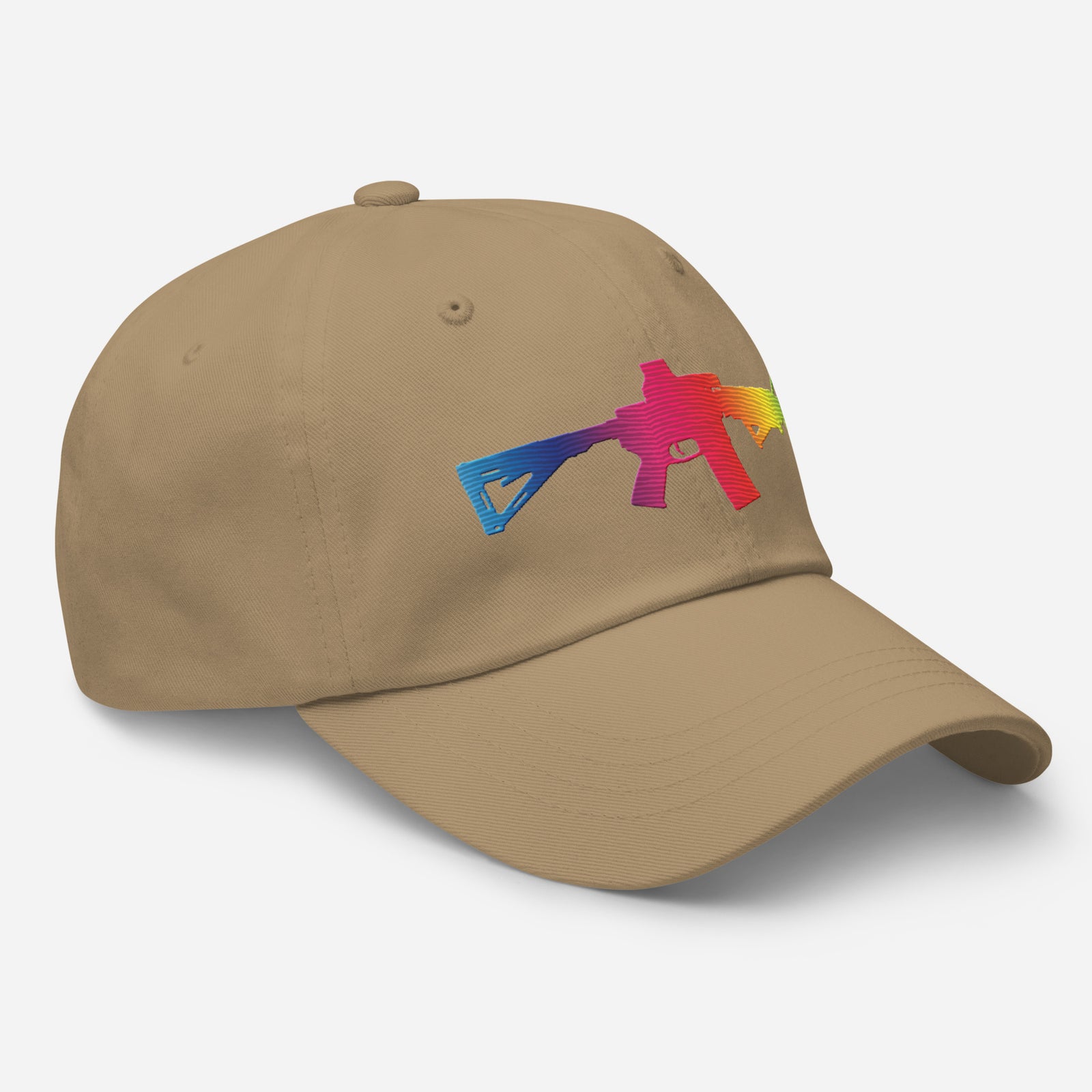 Rainbow Carbine Embroidered Dad hat