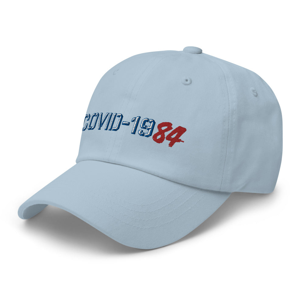 COVID-1984 Unstructured Twill Dad hat