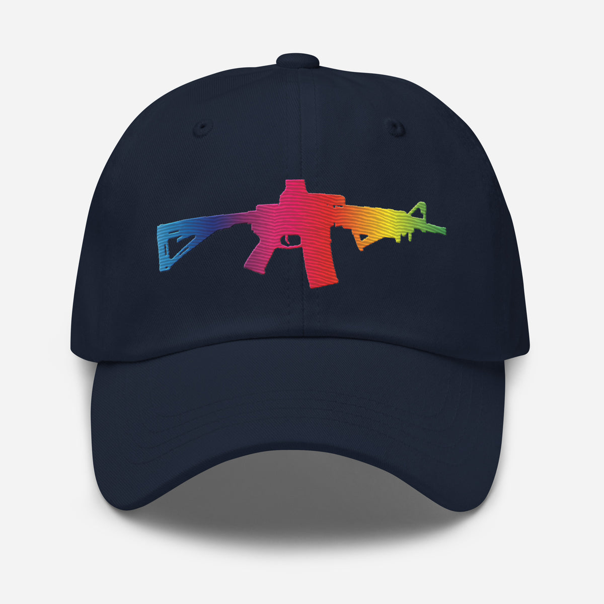 Rainbow Carbine Embroidered Dad hat