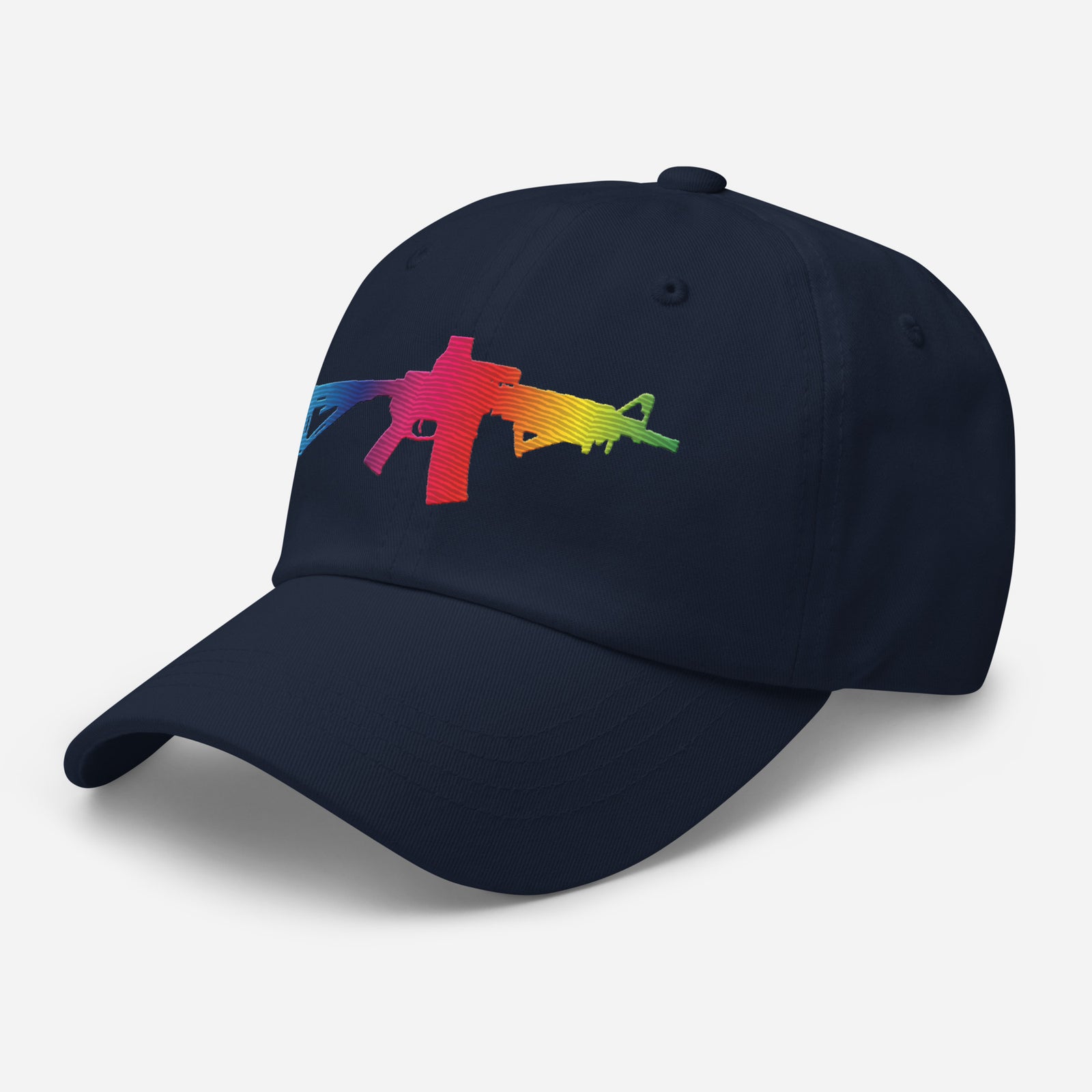 Rainbow Carbine Embroidered Dad hat