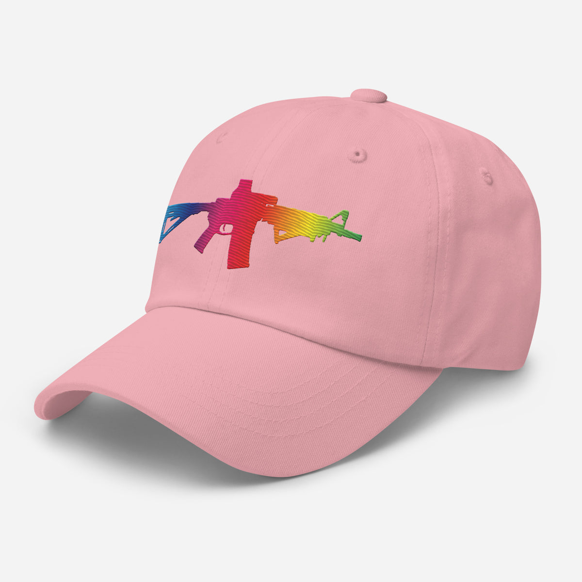Rainbow Carbine Embroidered Dad hat