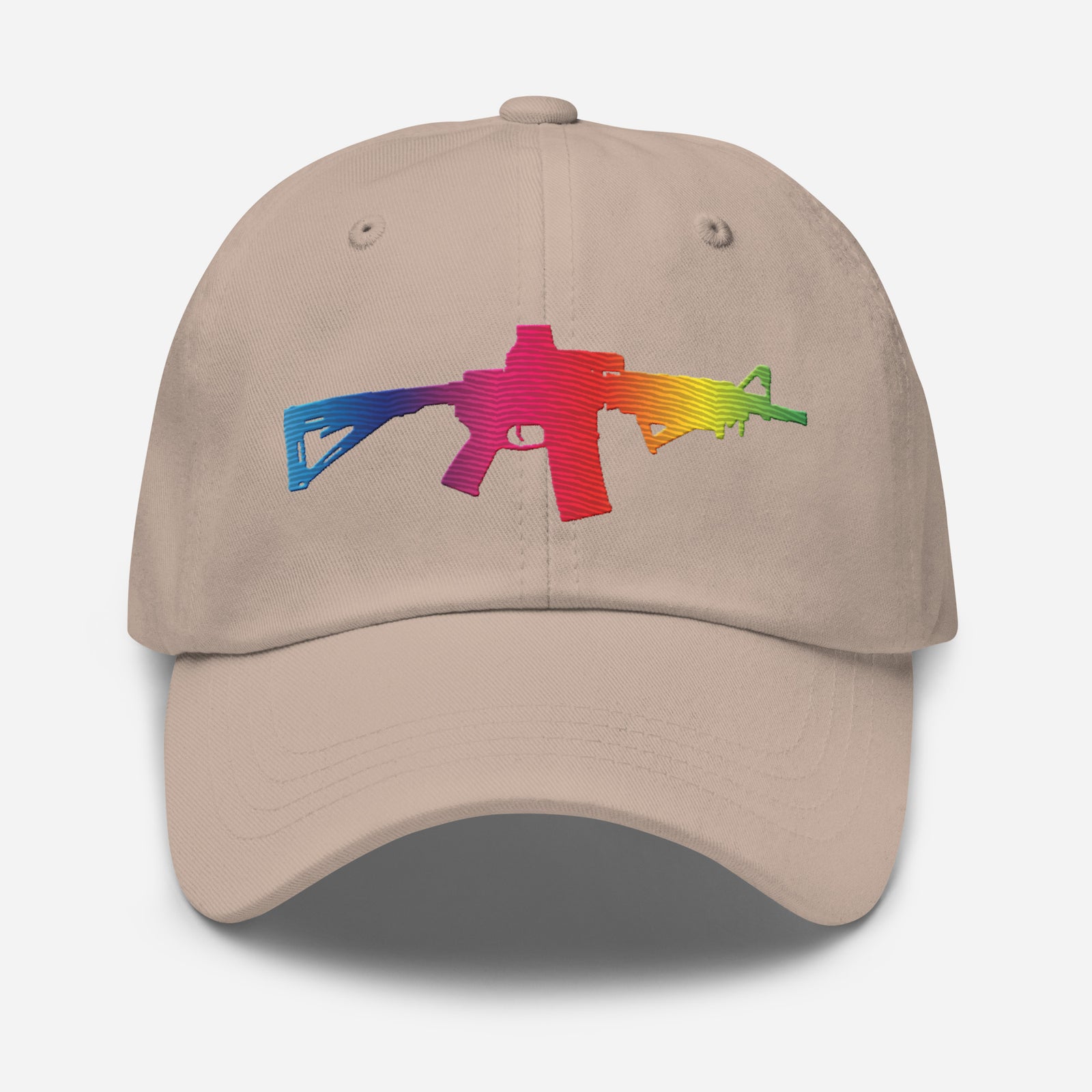 Rainbow Carbine Embroidered Dad hat