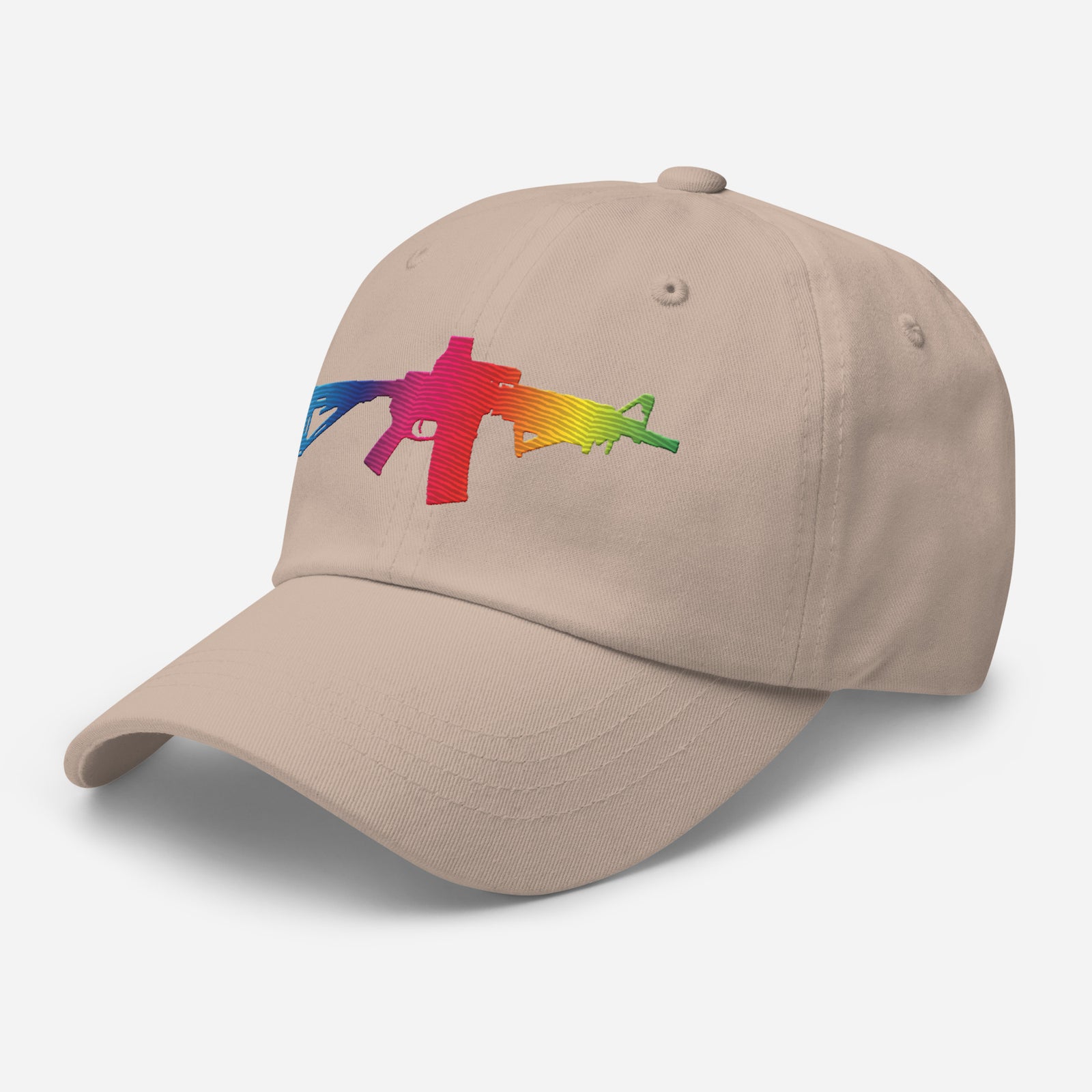 Rainbow Carbine Embroidered Dad hat