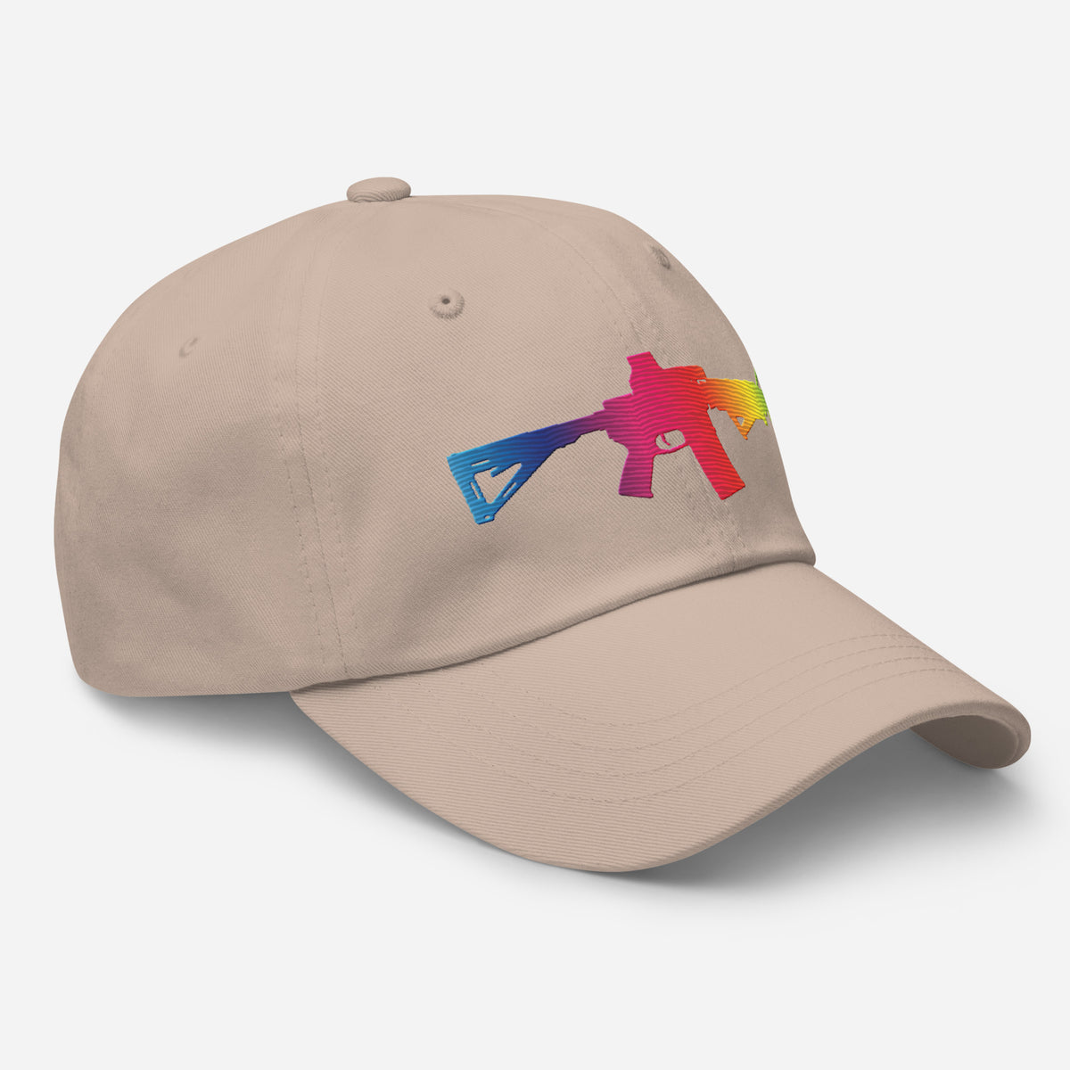 Rainbow Carbine Embroidered Dad hat
