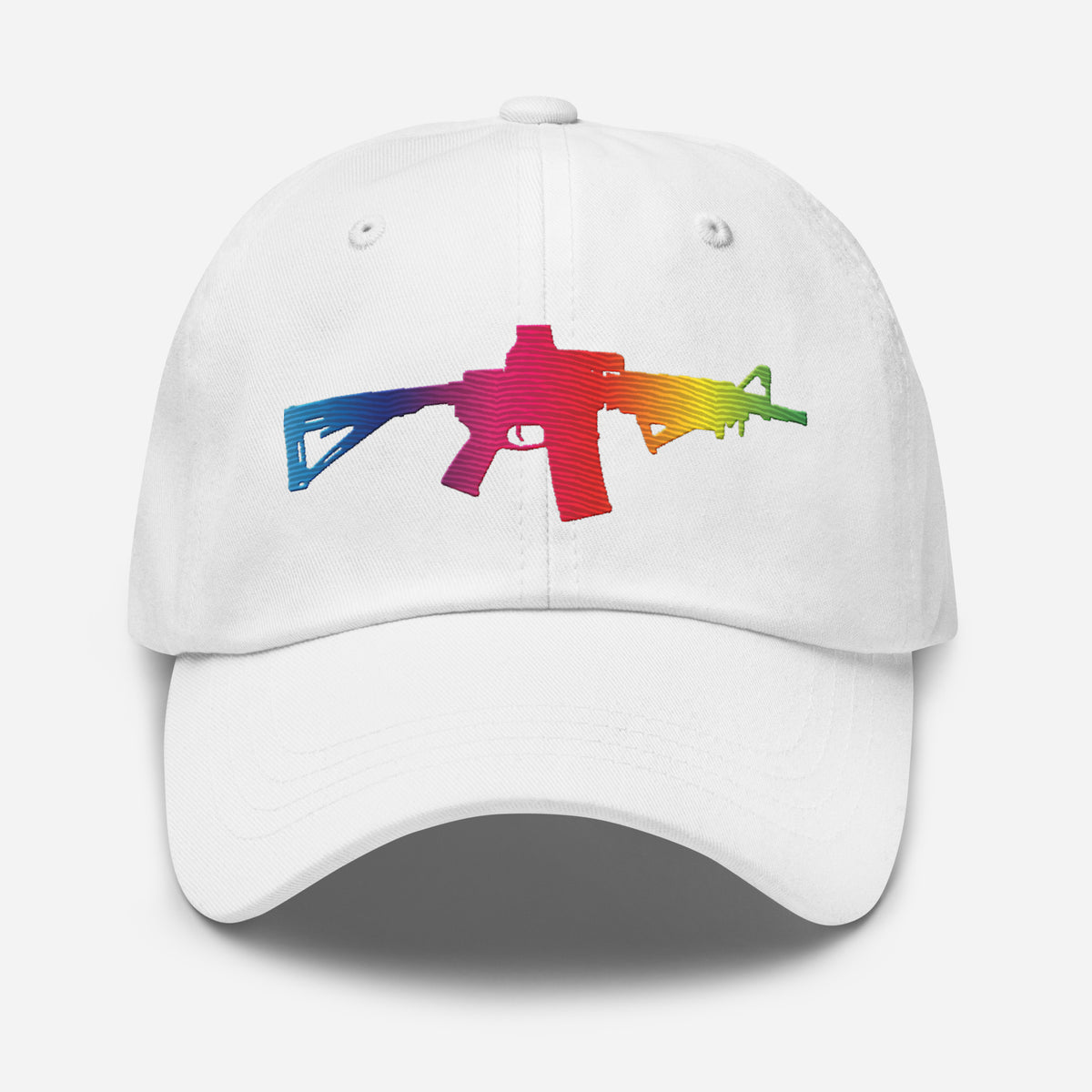 Rainbow Carbine Embroidered Dad hat