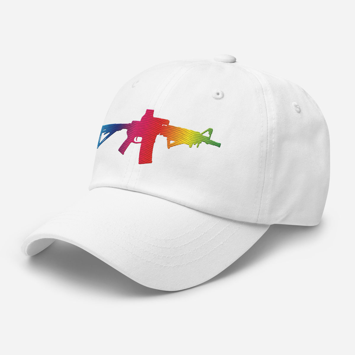Rainbow Carbine Embroidered Dad hat