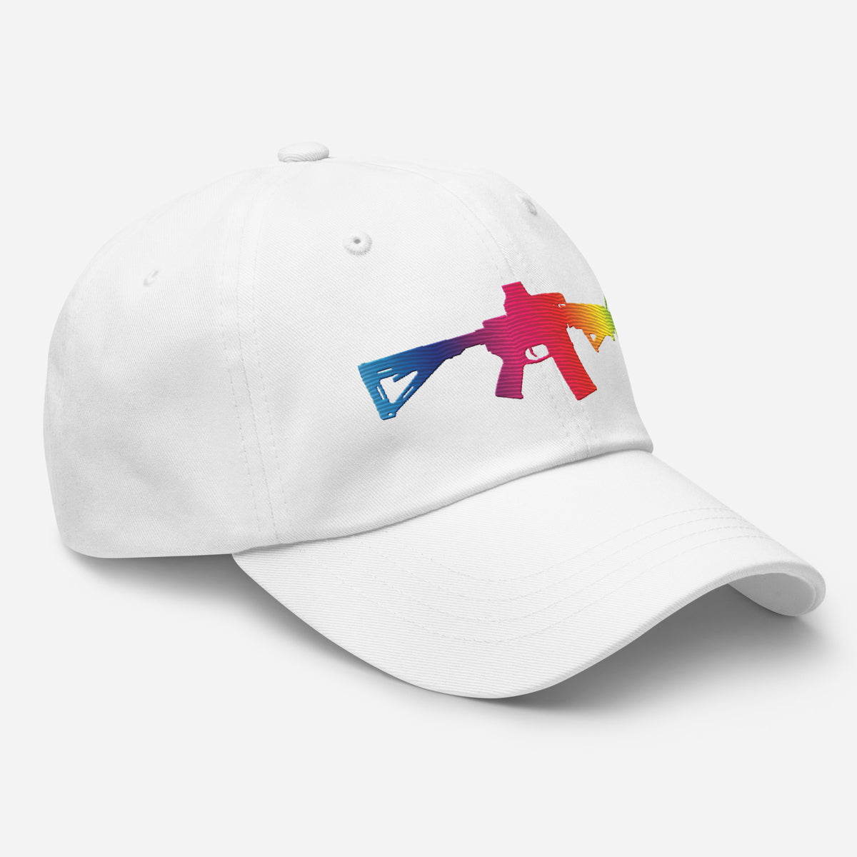 Rainbow Carbine Embroidered Dad hat