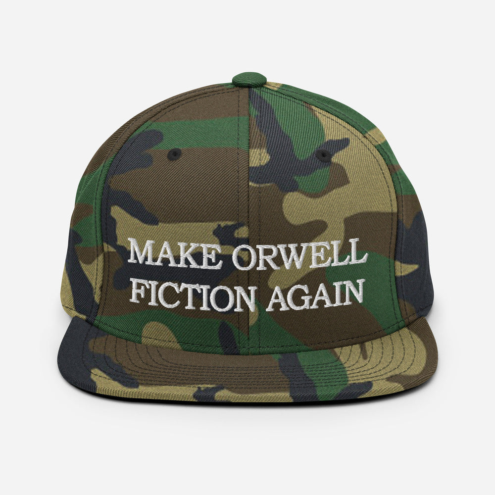 Make Orwell Fiction Again Snapback Hat