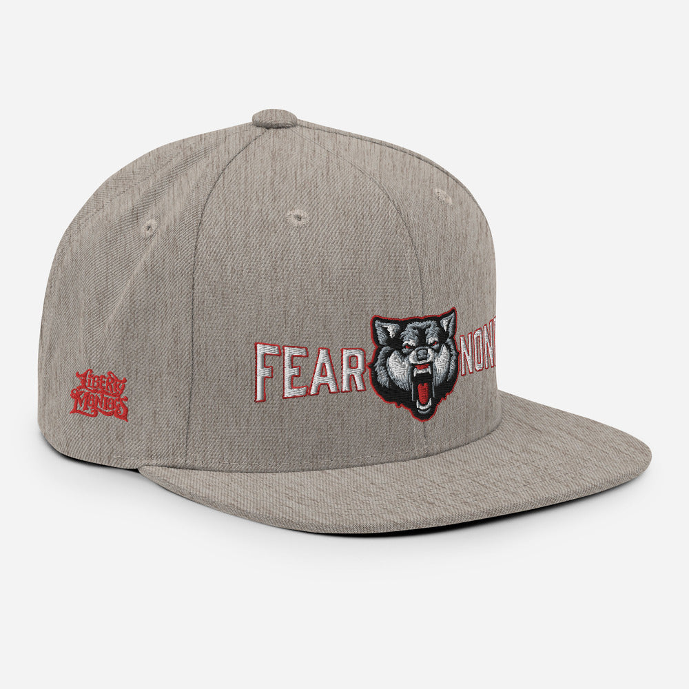 Fear None Wolf Snapback Hat
