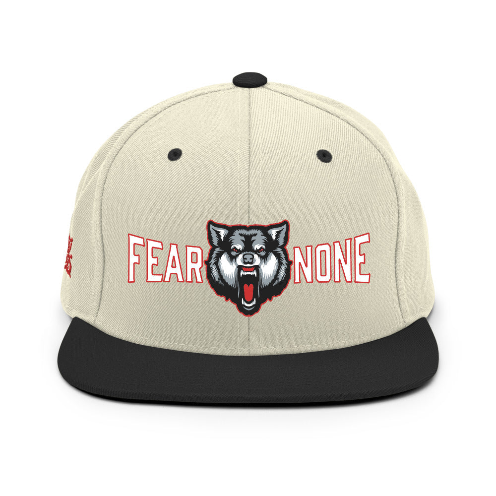 Fear None Wolf Snapback Hat