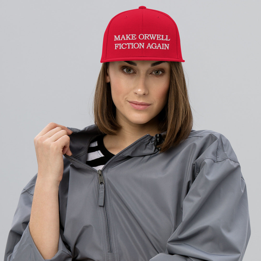 Make Orwell Fiction Again Snapback Hat