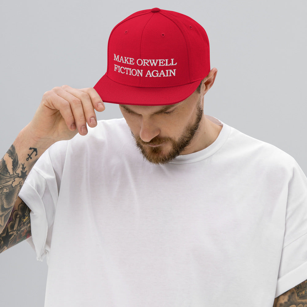Make Orwell Fiction Again Snapback Hat