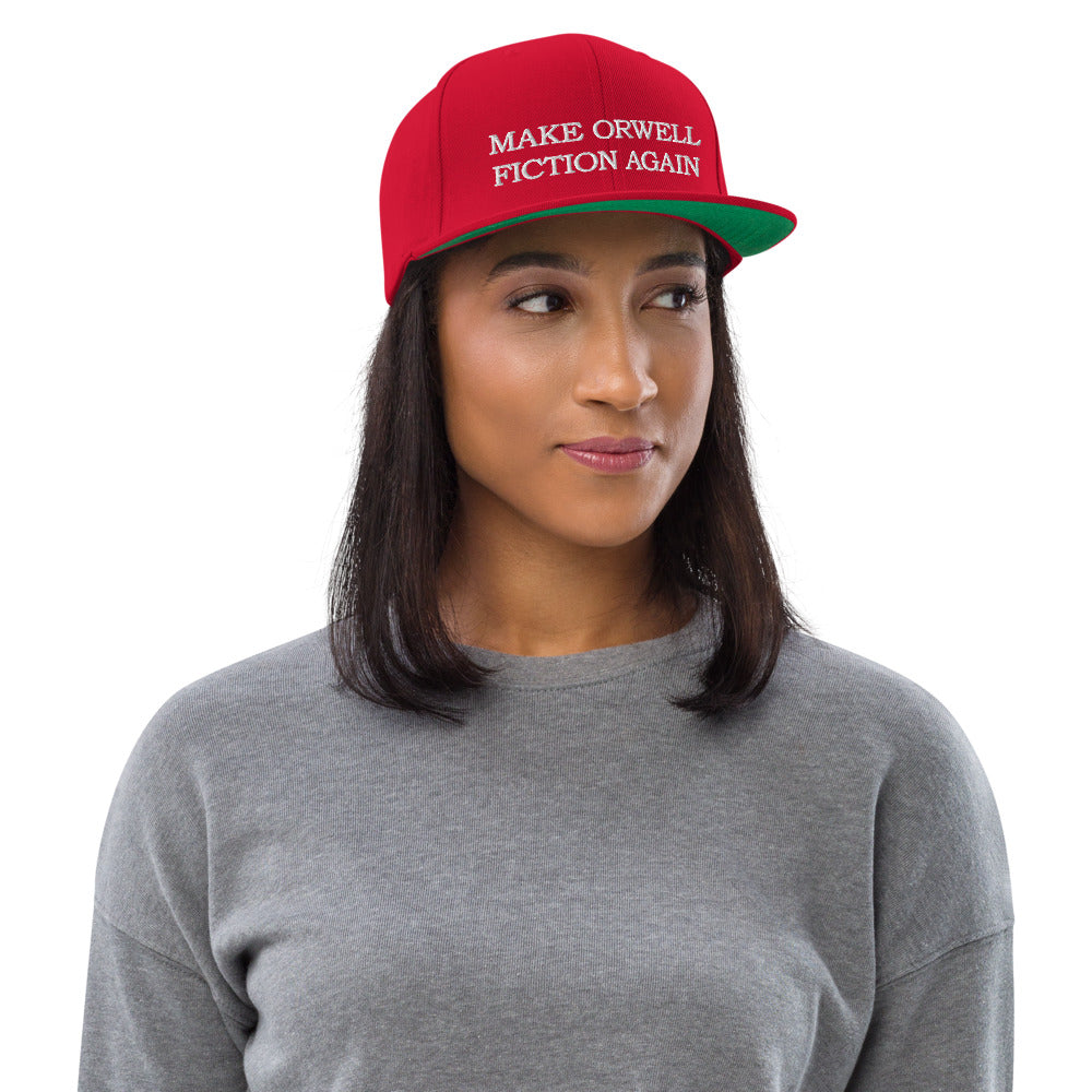 Make Orwell Fiction Again Snapback Hat