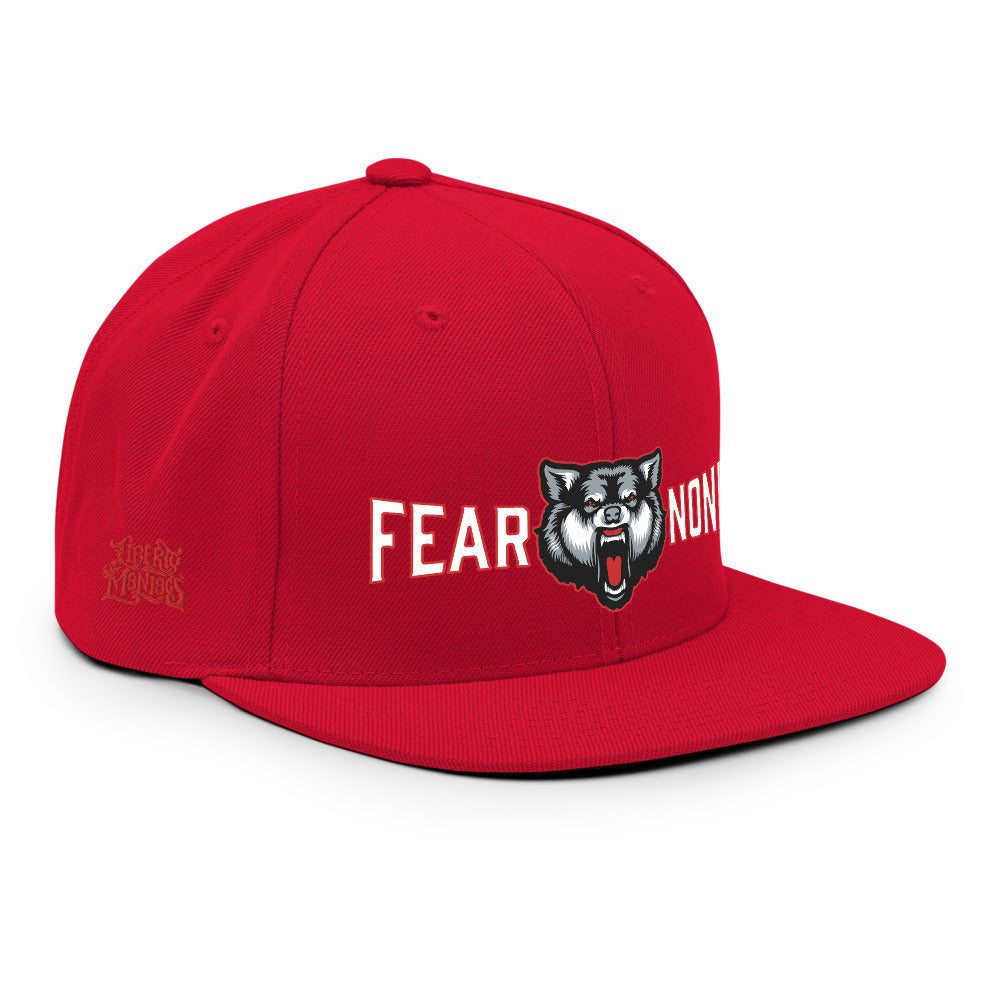 Fear None Wolf Snapback Hat
