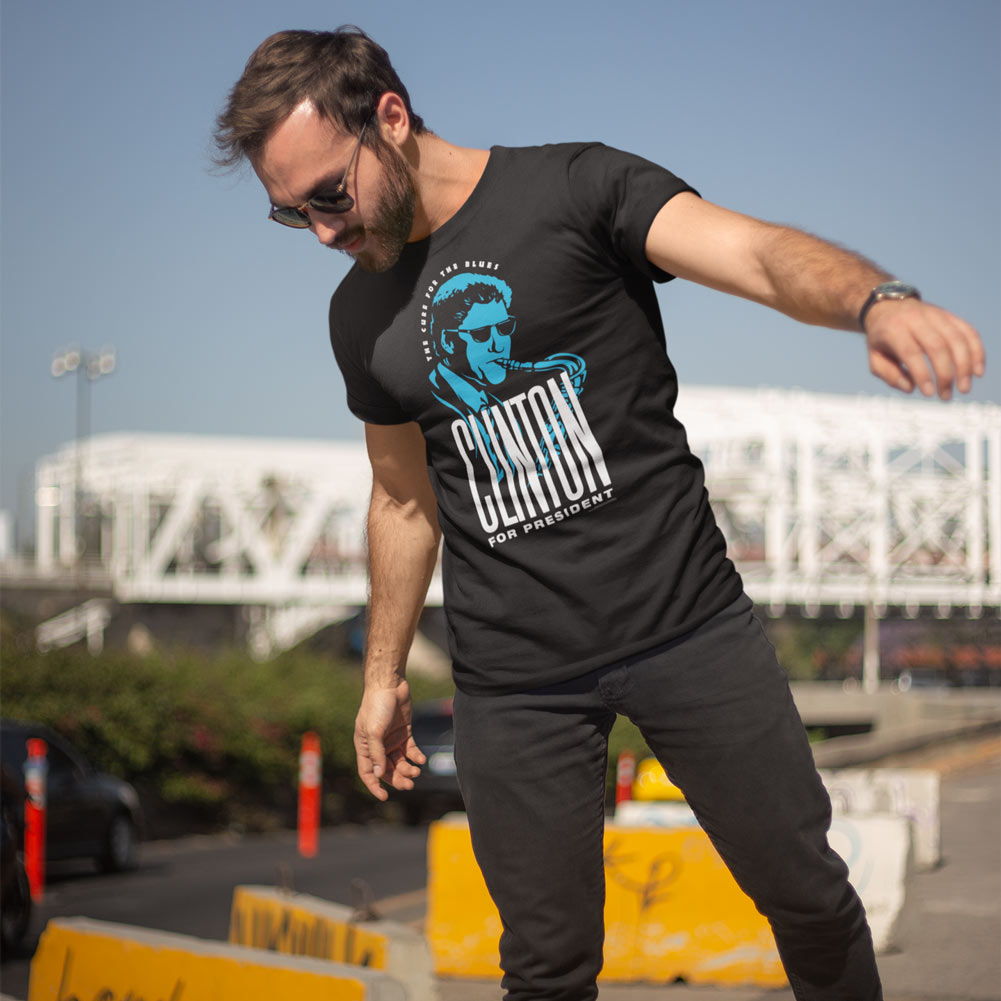 Bill Clinton 1992 The Cure for the Blues Retro Campaign T-Shirt