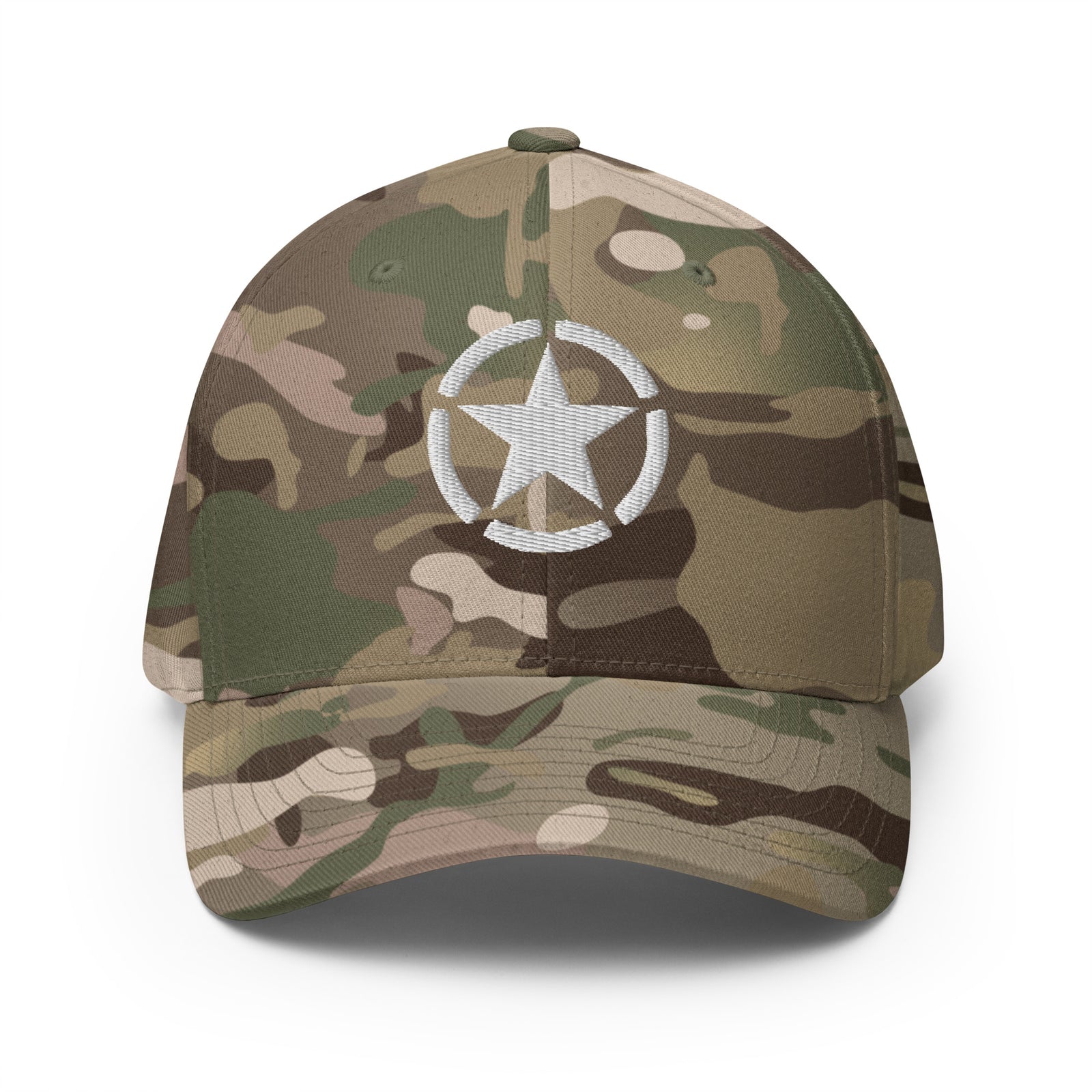 WW2 Circled Star Flexfit Cap