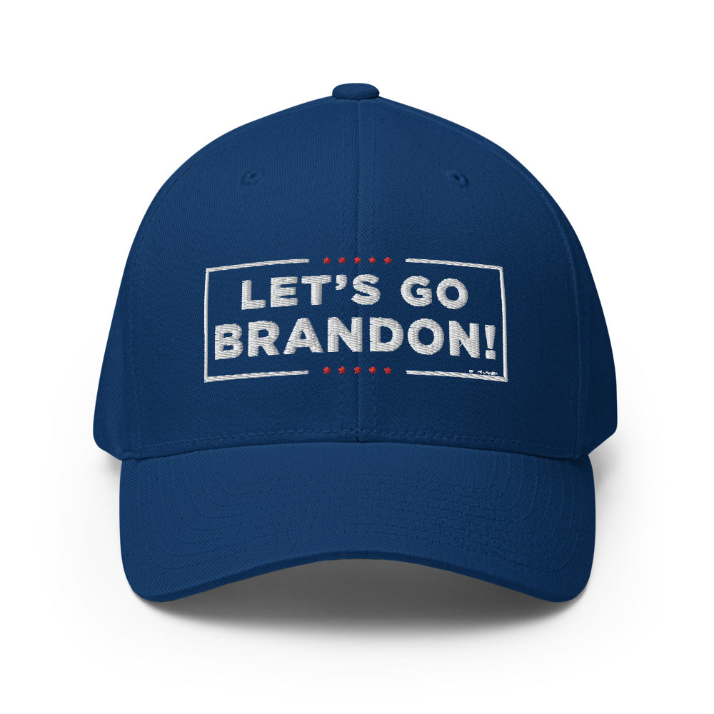 Let&#39;s Go Brandon Structured Flexfit Twill Cap