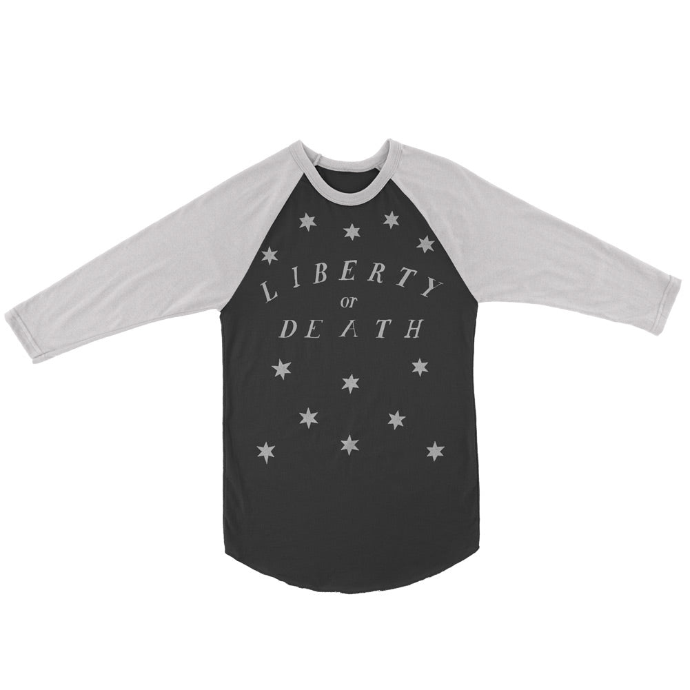 Liberty Or Death Colonial Vintage 3/4 Sleeve Raglan