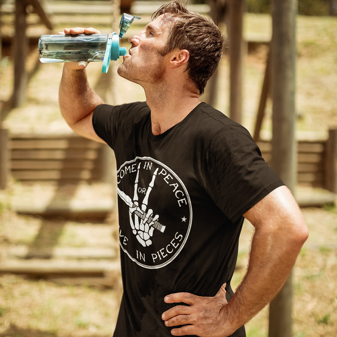 Come In Peace Or Leave In Pieces T-Shirt