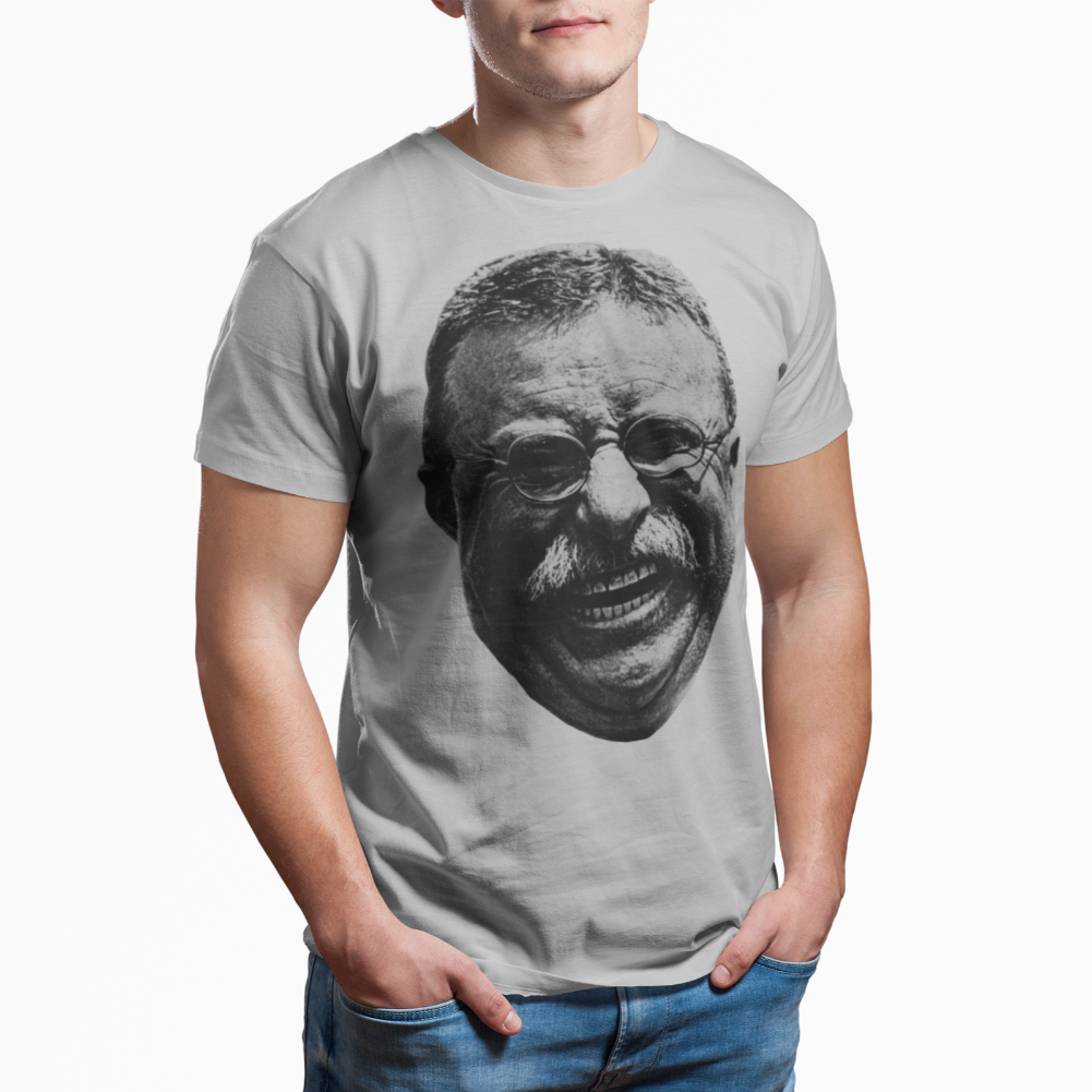 Teddy Roosevelt Maniacal Laugh Short-Sleeve Unisex T-Shirt