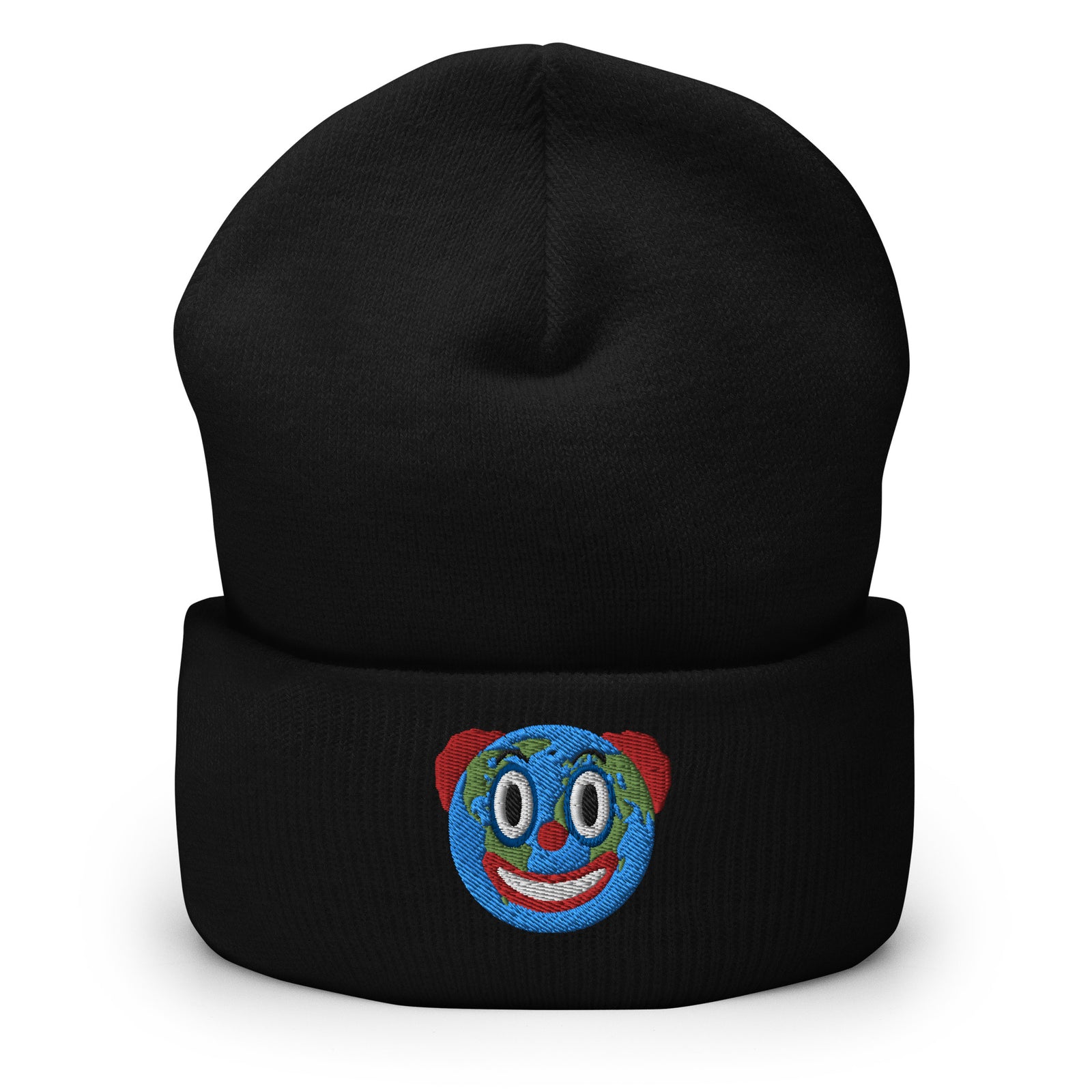 Clown World Embroidered Cuffed Beanie