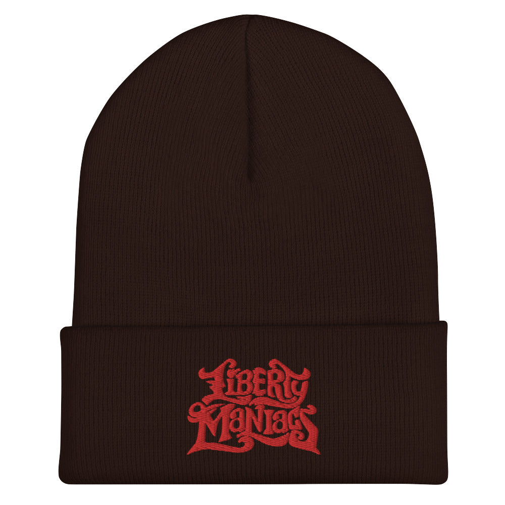 Liberty Maniacs Knit Cuffed Beanie Hat