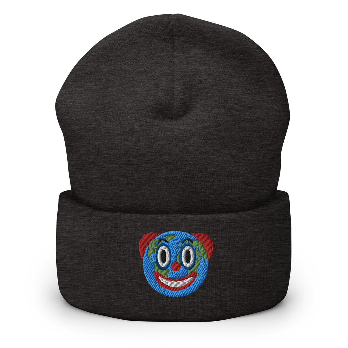 Clown World Embroidered Cuffed Beanie