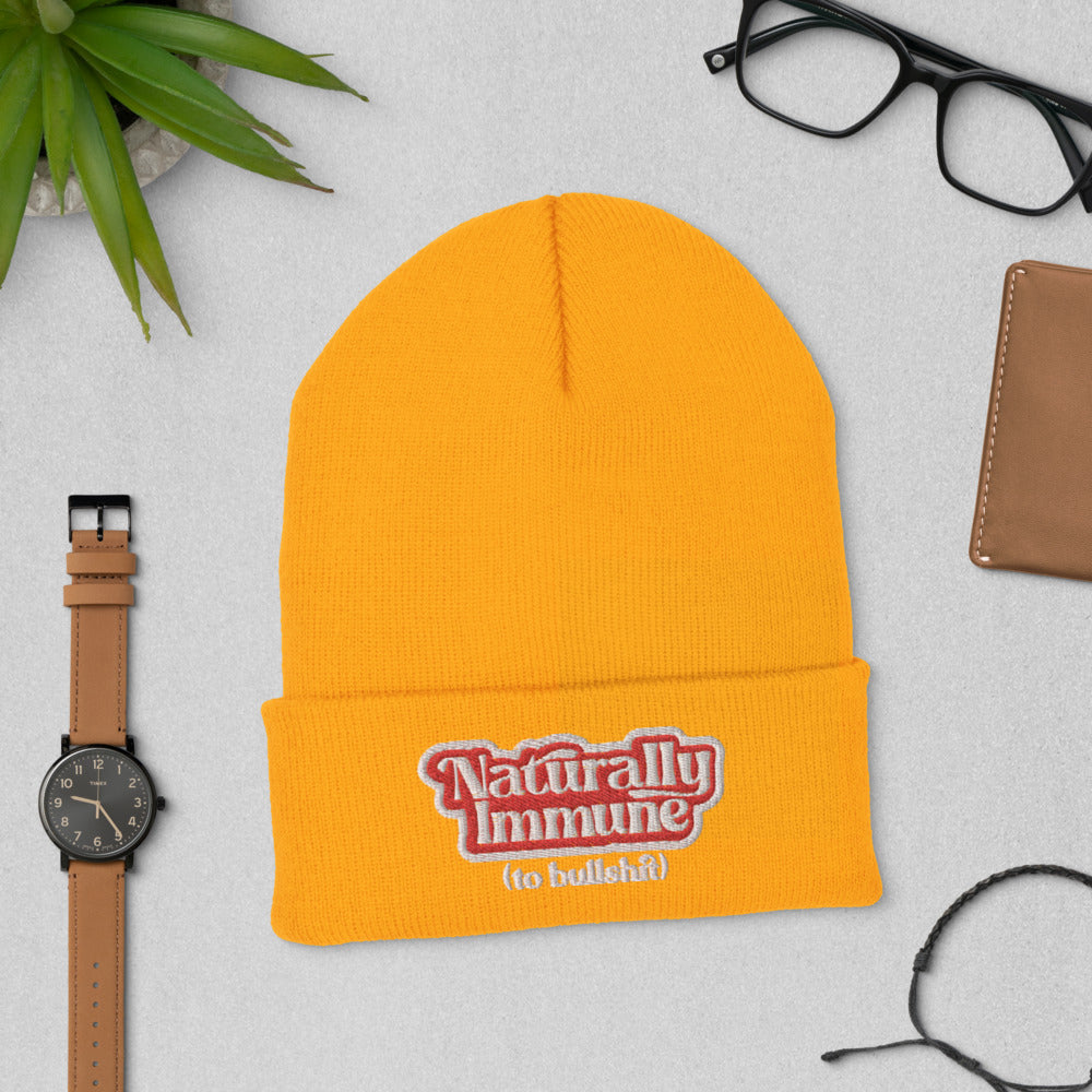 Naturally Immune Cuffed Beanie