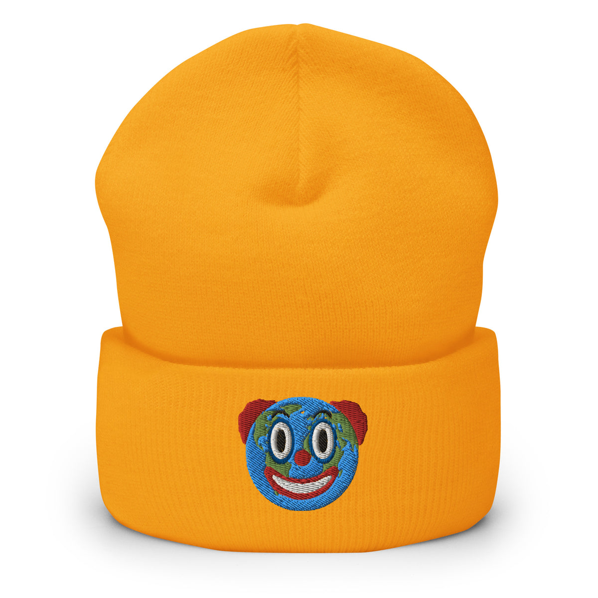 Clown World Embroidered Cuffed Beanie