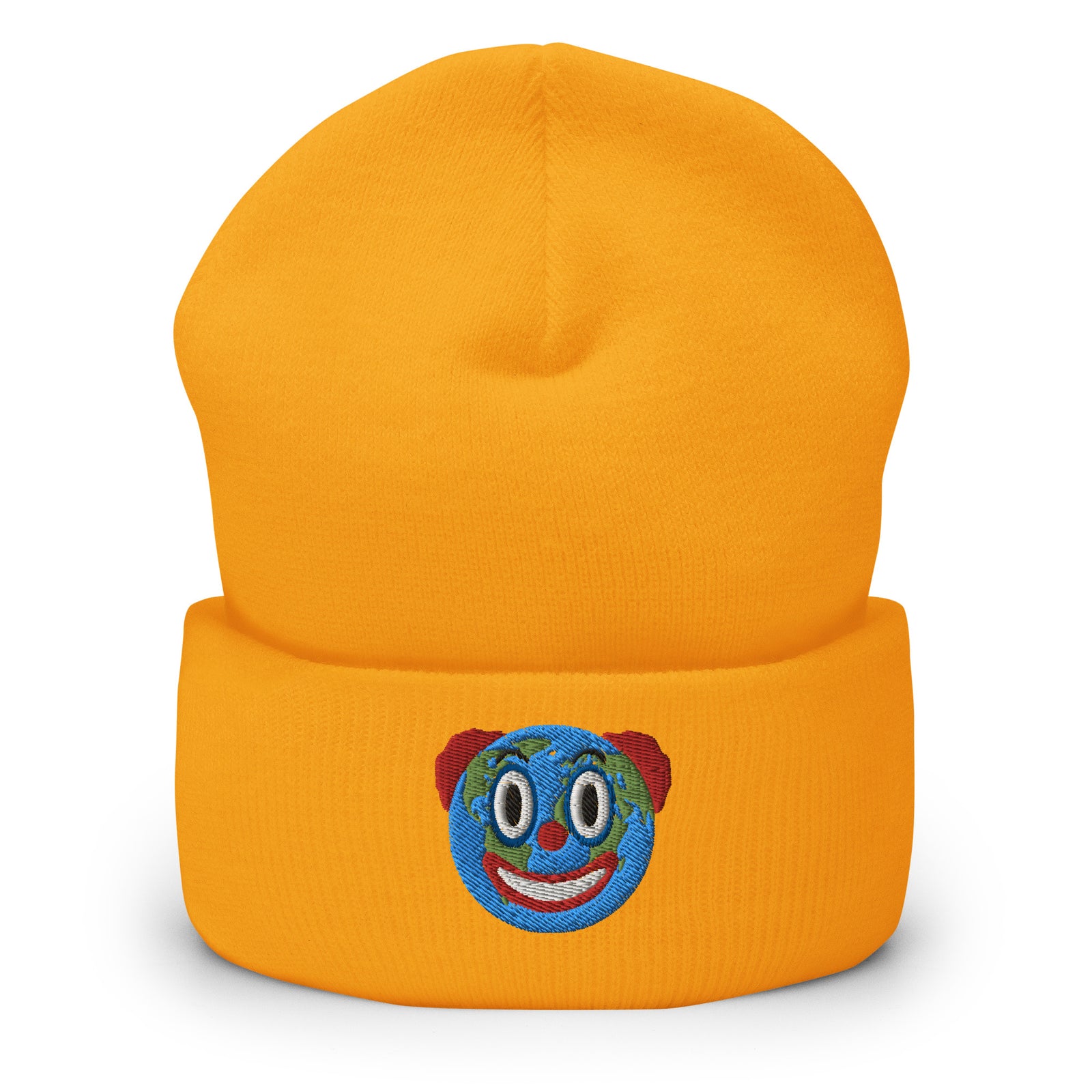 Clown World Embroidered Cuffed Beanie