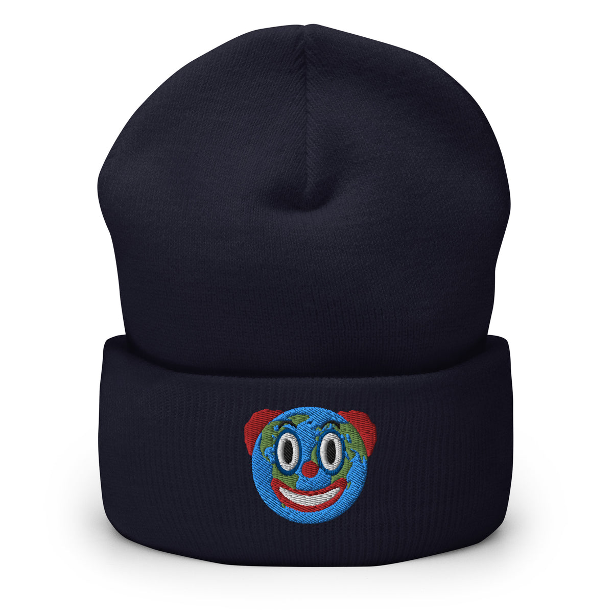 Clown World Embroidered Cuffed Beanie