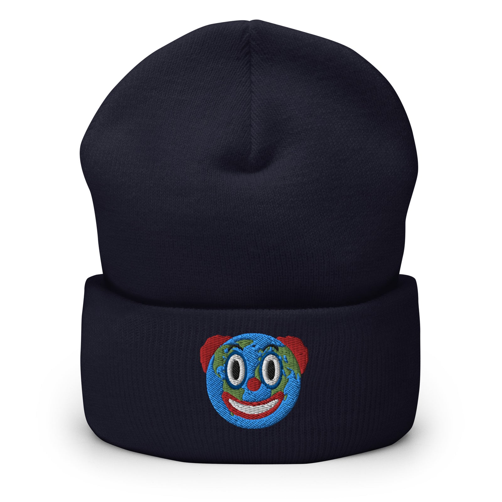 Clown World Embroidered Cuffed Beanie