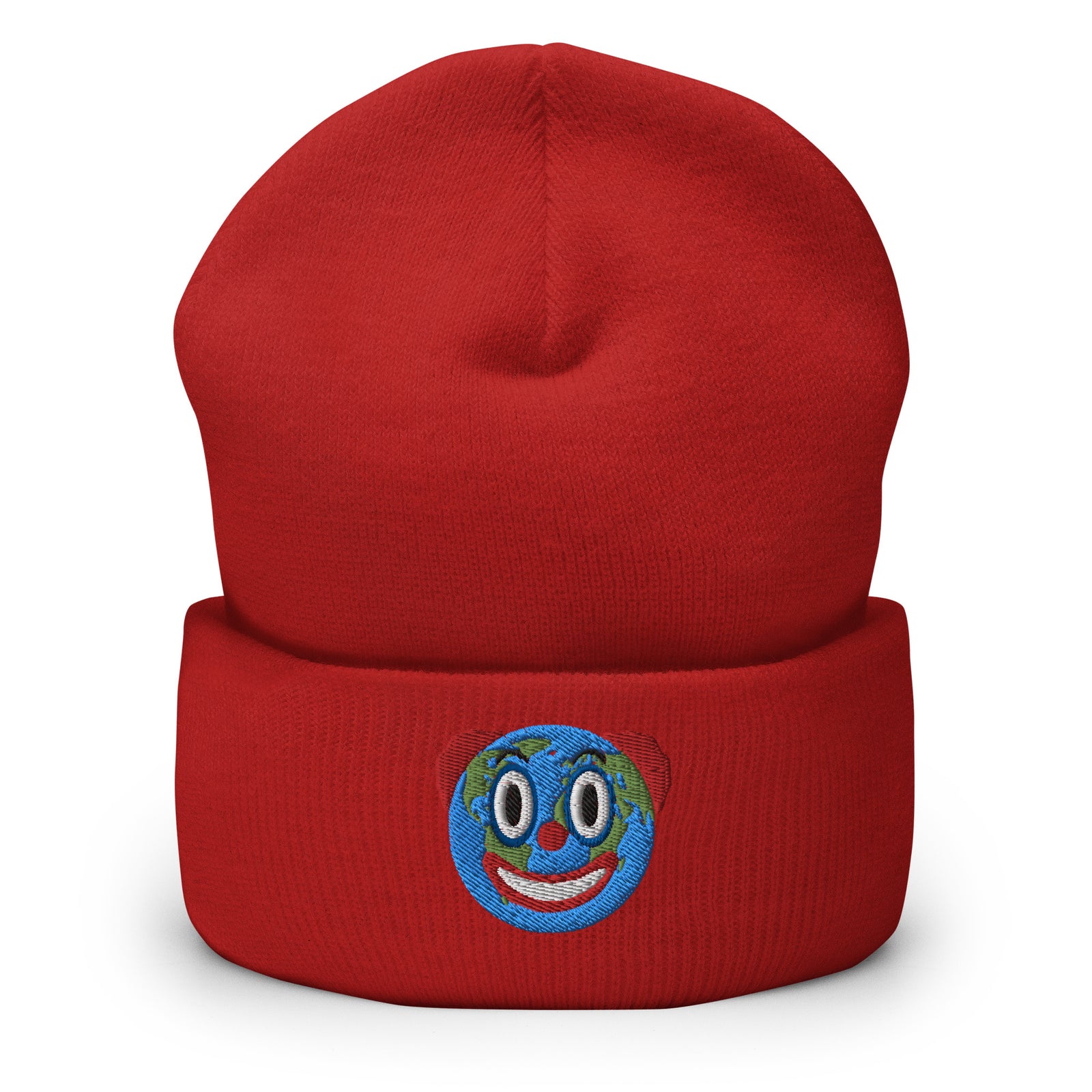 Clown World Embroidered Cuffed Beanie