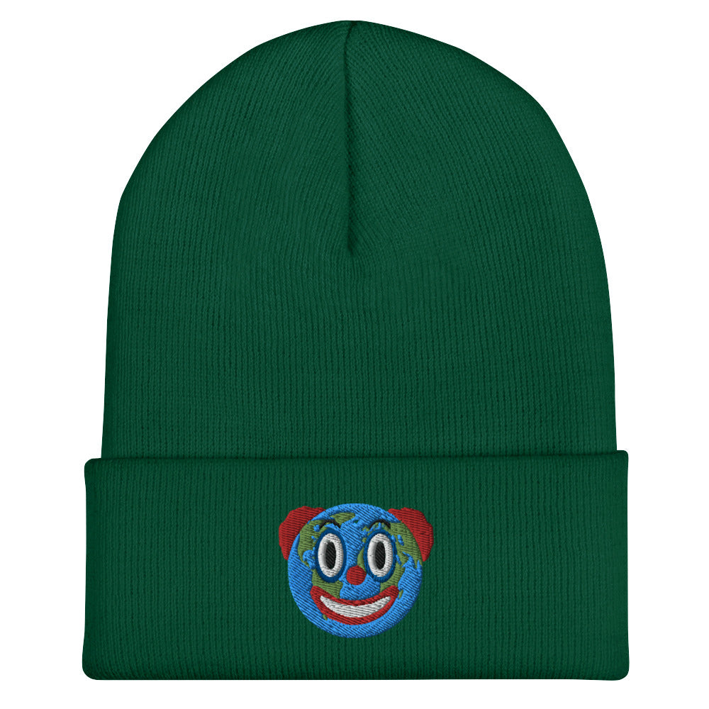Clown World Embroidered Cuffed Beanie