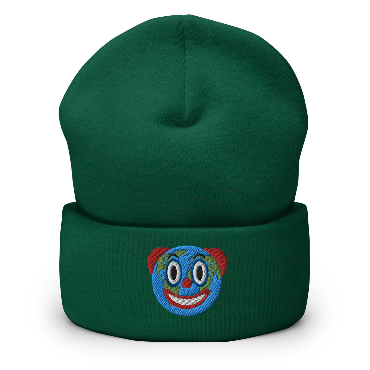 Clown World Embroidered Cuffed Beanie