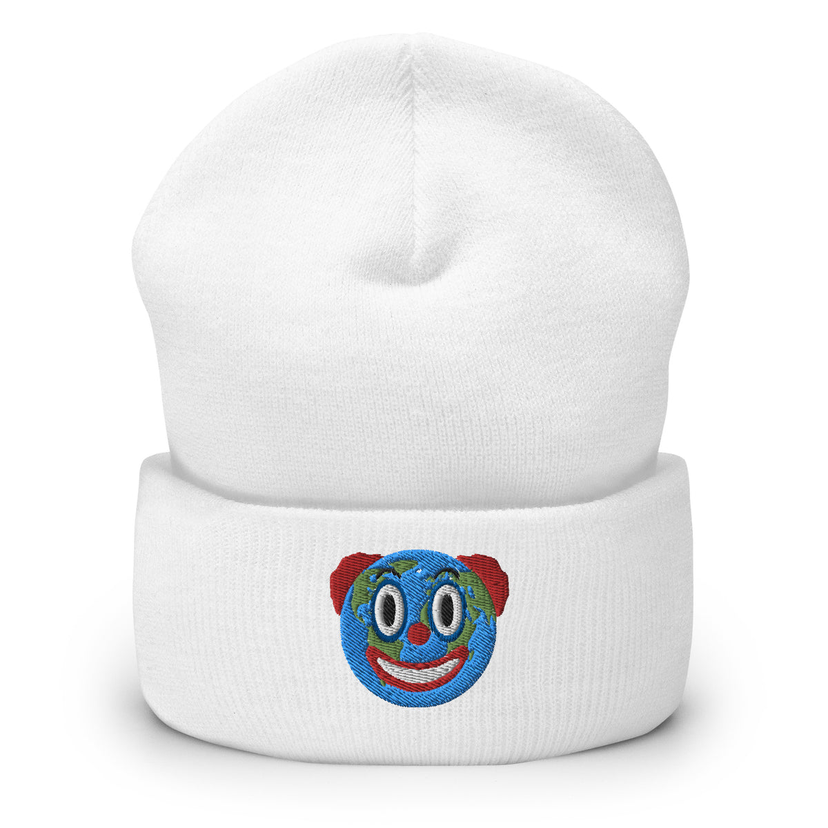 Clown World Embroidered Cuffed Beanie