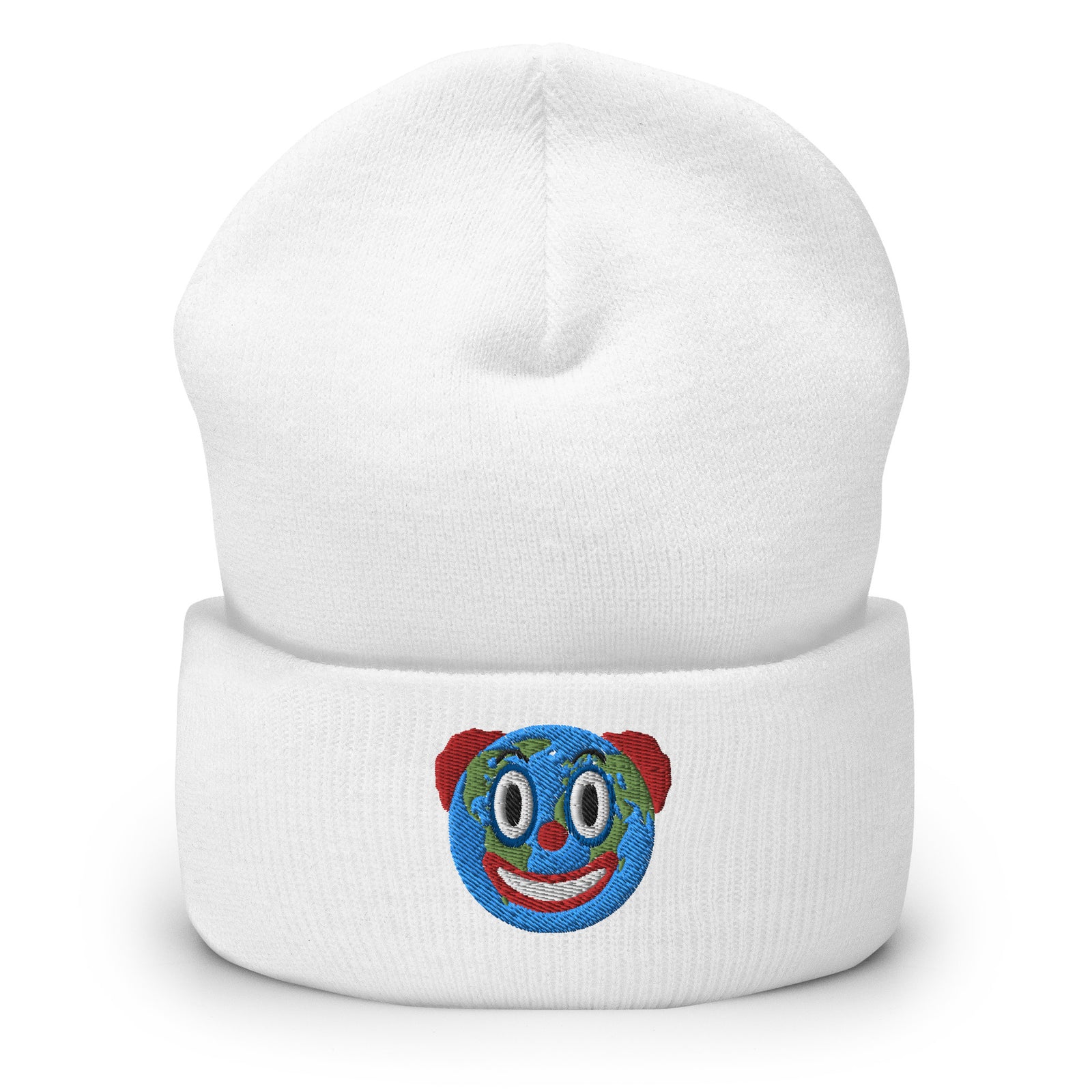 Clown World Embroidered Cuffed Beanie