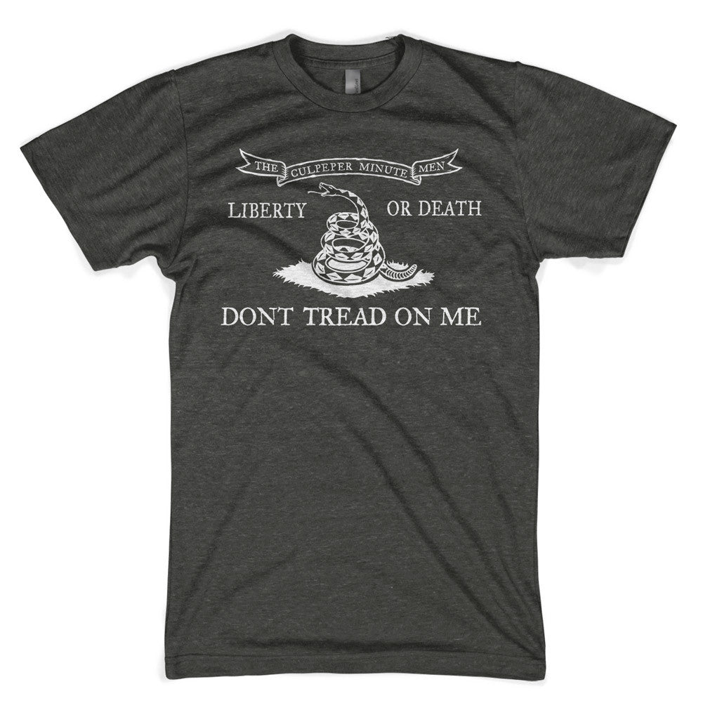 Culpeper Minutemen Don&#39;t Tread On Me Charcoal Tee
