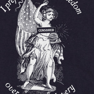 I Prefer Dangerous Freedom Jefferson Quote 3/4 Sleeve Raglan Shirt