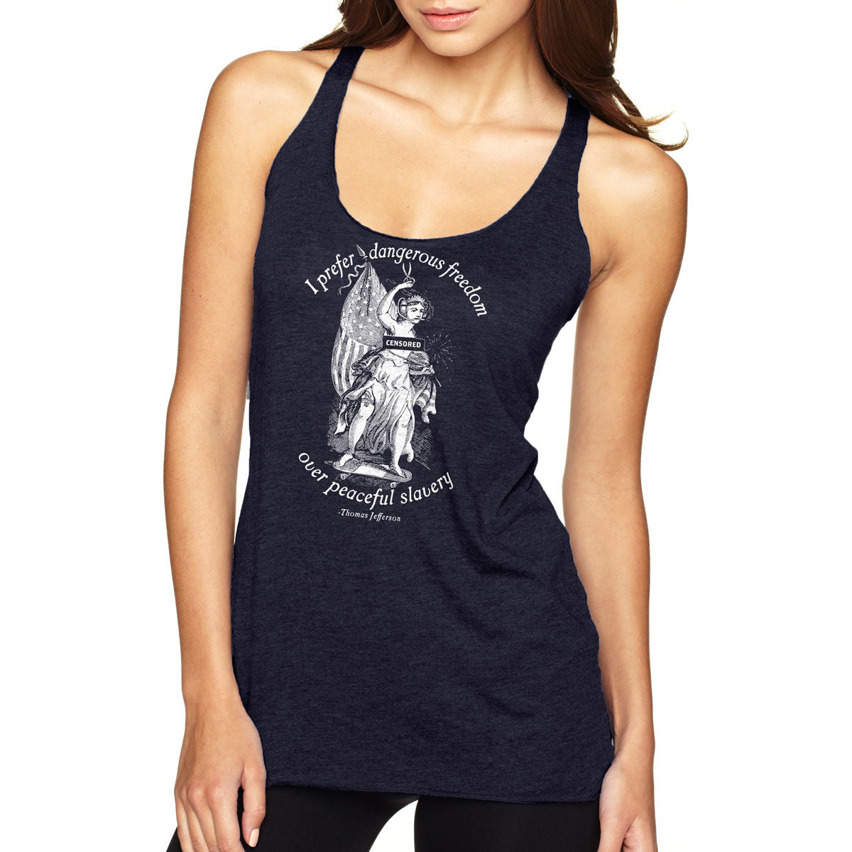 Ladies Tank Tops | Casual and Workout Tops for Women - Liberty Maniacs | Rundhalsshirts