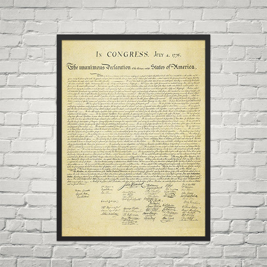 Declaration of Independence Print