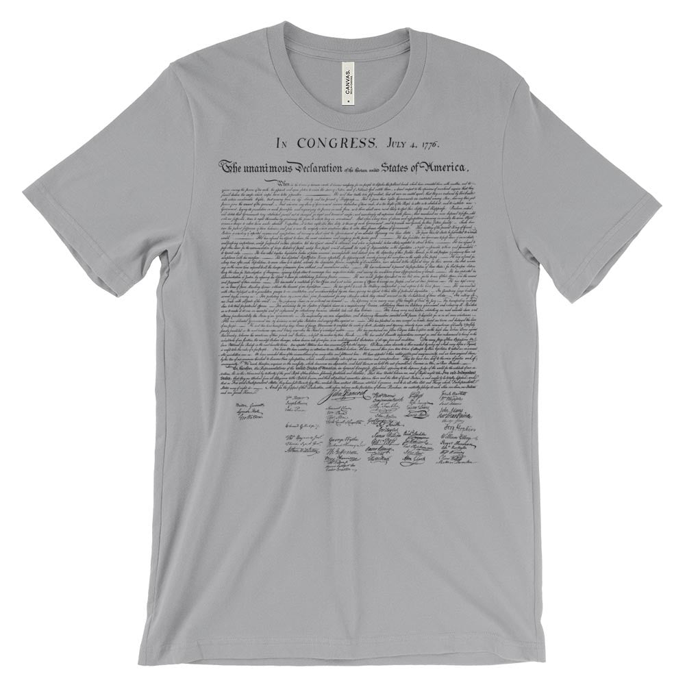 Declaration Of Independence Button Down Shirt With store Signatures