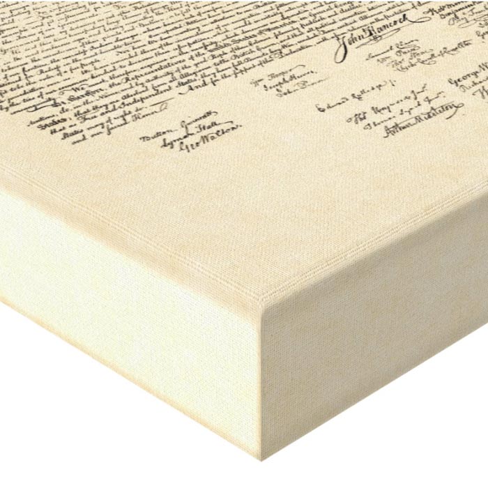 Declaration of Independence Canvas Wall Art