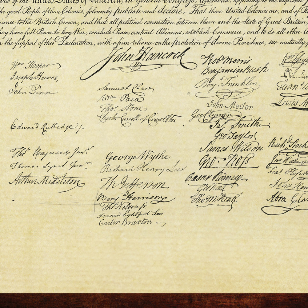 Declaration of Independence Print