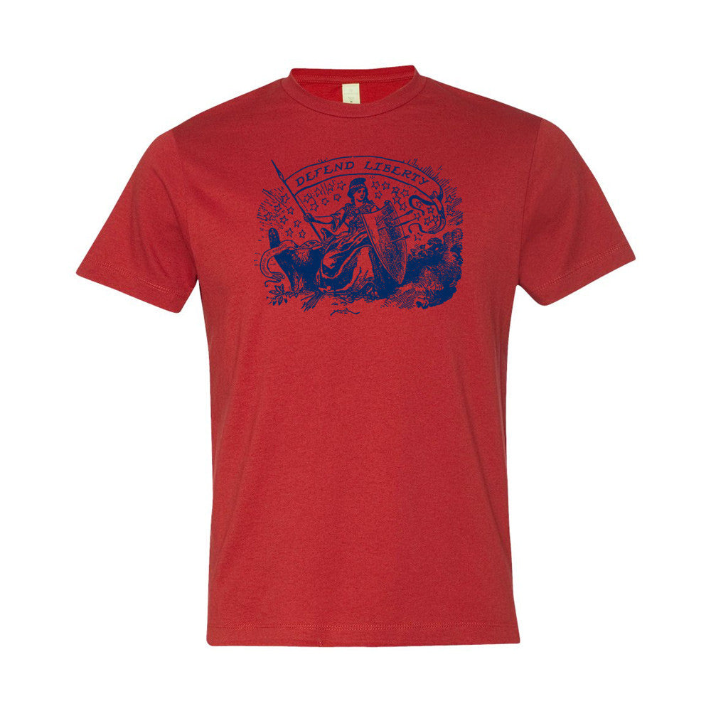 Defend Liberty graphic tee by Liberty Maniacs